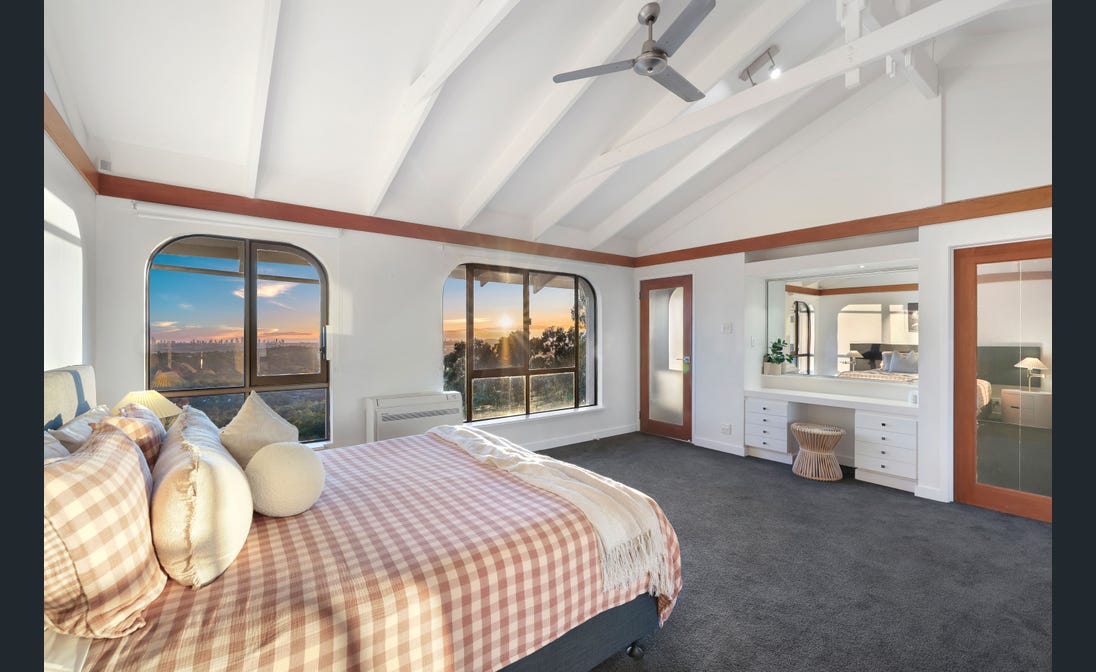 Bedroom with dressing area